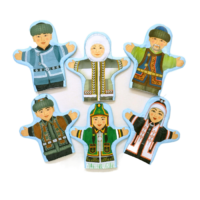 Набор рукавичек "Семья якутская" - «globural.ru» - Краснознаменск