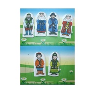 Набор пальчиковых кукол "Семья казахская" - «globural.ru» - Краснознаменск