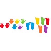 Набор следов "Отпечатки рук и ног" - «globural.ru» - Краснознаменск