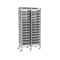 Стеллаж мобильный 2-х секционный для учебных наборов и цифровых лабораторных комплексов SenseDisc - «globural.ru» - Краснознаменск