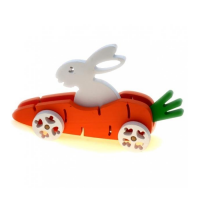 Каталка "Заяц Морковка"   - «globural.ru» - Краснознаменск