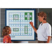 Магнитный плакат "Сотенный квадрат". (Серия "От 1 до 100") с методическими рекомендациями - «globural.ru» - Краснознаменск