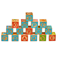 Кубики "Русский алфавит с тиснением" - «globural.ru» - Краснознаменск