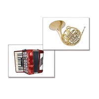 Дидактическое пособие "Музыкальные инструменты" (24 карточки, А4, ламинированное) - «globural.ru» - Краснознаменск