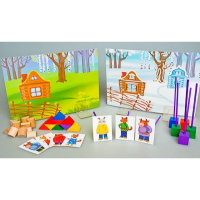 Игровой набор Фребеля "Заюшкина избушка" (серия "Сказочный мир". Выпуск 1) - «globural.ru» - Краснознаменск