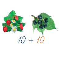 Счетный материал на магнитах "Лесные ягоды". - «globural.ru» - Краснознаменск