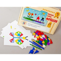 Игровой набор Фребеля "Конструктор плоскостной-3" (Серия "Эксперимент") - «globural.ru» - Краснознаменск