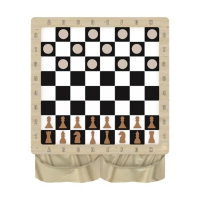 Настенная игра «2 в 1 шашки + шахматы» - «globural.ru» - Краснознаменск