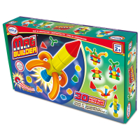 Магнитный конструктор Строитель. Базовый 30 деталей + колесная база. Стартовый набор - «globural.ru» - Краснознаменск