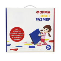 Подвижная развивающая игра "Форма, цвет, размер" - «globural.ru» - Краснознаменск