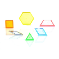 Игра на сенсомоторное развитие "Прозрачные геометрические фигуры" - «globural.ru» - Краснознаменск