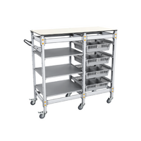 Тележка 2-х секционная для учебных наборов и цифровых лабораторных комплексов SenseDisc - «globural.ru» - Краснознаменск