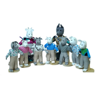 Набор шагающих кукол к сказке "Волк и семеро козлят" - «globural.ru» - Краснознаменск