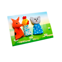 Набор пальчиковых кукол к сказке "Кот, Петух и Лиса" - «globural.ru» - Краснознаменск