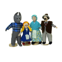 Набор шагающих кукол к сказке "Красная Шапочка" - «globural.ru» - Краснознаменск