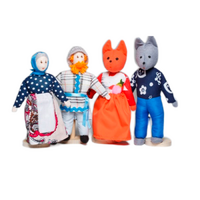 Набор шагающих кукол к сказке "Волк и лиса" - «globural.ru» - Краснознаменск