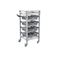 Тележка 1-секционная для учебных наборов и цифровых лабораторных комплексов SenseDisc - «globural.ru» - Краснознаменск