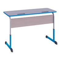 Парта двухместная Smarty Key с полиуретановой кромкой регулируемая по высоте - «globural.ru» - Краснознаменск