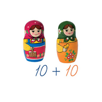 Счетный материал на магнитах "Матрешки". - «globural.ru» - Краснознаменск