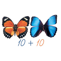 Счетный материал на магнитах "Бабочки-1". - «globural.ru» - Краснознаменск