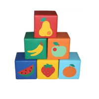 Комплект кубиков "Фрукты" (ВИК) - «globural.ru» - Краснознаменск