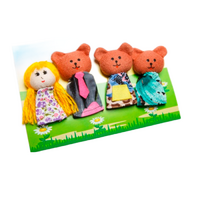 Набор пальчиковых кукол к сказке "Три медведя" - «globural.ru» - Краснознаменск