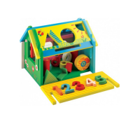 Логическая игрушка домик "Цифры-фигуры" - «globural.ru» - Краснознаменск