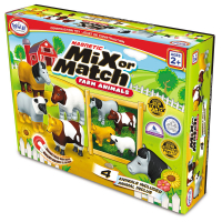 Магнитный конструктор "Смешай и собери". Животные фермы. Стартовый набор - «globural.ru» - Краснознаменск
