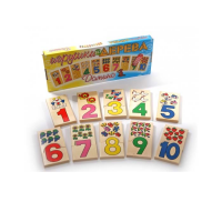 Деревянное домино "Фрукты и цифры" - «globural.ru» - Краснознаменск