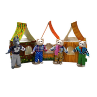 Набор шагающих кукол к сказке "Три поросенка" - «globural.ru» - Краснознаменск