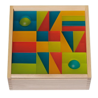 Набор полупрозрачных строительных кубиков 2 (84 элемента) - «globural.ru» - Краснознаменск