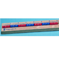 Счетная линейка для работы со счетным материалом, 1 метр. (Серия "От 1 до 100") - «globural.ru» - Краснознаменск