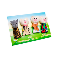 Набор пальчиковых кукол к сказке "Три поросенка" - «globural.ru» - Краснознаменск