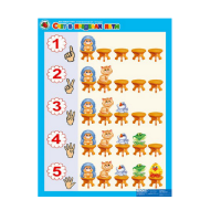 Комплект таблиц. Математика 3-4 года. "Считалочка". - «globural.ru» - Краснознаменск