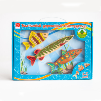 Магнитный деревянный конструктор "Рыбки" - «globural.ru» - Краснознаменск
