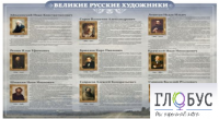Стенд "Великие русские художники" - «globural.ru» - Краснознаменск