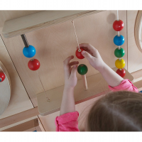 Тактильно-развивающая панель «Магнитные шарики» (вариант 1) - «globural.ru» - Краснознаменск