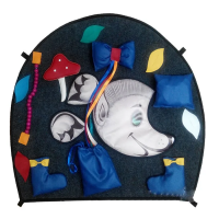 Игровое тактильное панно "Ежик" - «globural.ru» - Краснознаменск