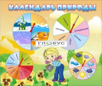 Стенд "Календарь природы" (вариант 1) - «globural.ru» - Краснознаменск