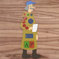 Бизиборд "Почтальон Печкин" - «globural.ru» - Краснознаменск