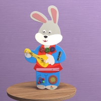 Бизиборд «Зайчик-побегайчик» - «globural.ru» - Краснознаменск