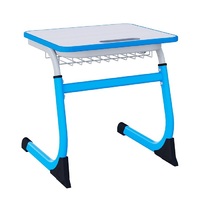 Парта одноместная Smarty с полиуретановой кромкой регулируемая по высоте - «globural.ru» - Краснознаменск