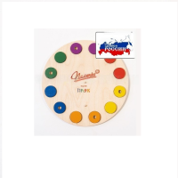 Палитра. Основа круглая с цветными фишками - «globural.ru» - Краснознаменск