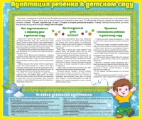 Стенд "Адаптация ребенка в детском саду" - «globural.ru» - Краснознаменск