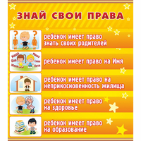 Стенд "Знай свои права" - «globural.ru» - Краснознаменск