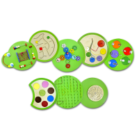 Тактильно-развивающая панель "Гусеница Жужа" - «globural.ru» - Краснознаменск