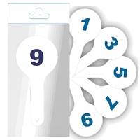 Касса-веер цифр от 0 до 9 - «globural.ru» - Краснознаменск