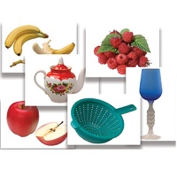 Набор предметных картинок "Фрукты, ягоды, орехи. Посуда" - «globural.ru» - Краснознаменск