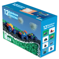 Конструктор "Машины. Радуга" 140 деталей - «globural.ru» - Краснознаменск