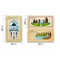 Набор стеновых панелей «Памятные места России - Владимир, Республика Коми, Камчатка» - «globural.ru» - Краснознаменск